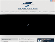 Tablet Screenshot of graywhalefoundation.org